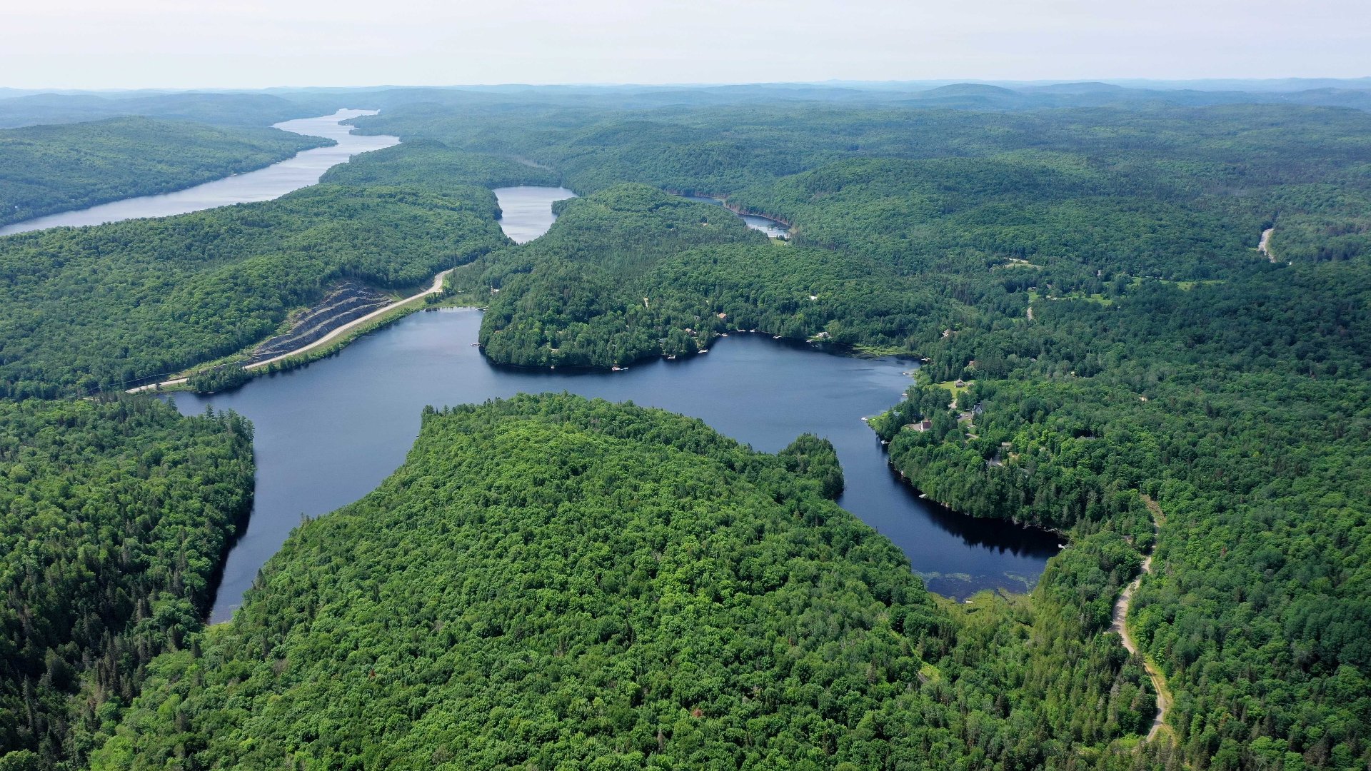 Vers le lac