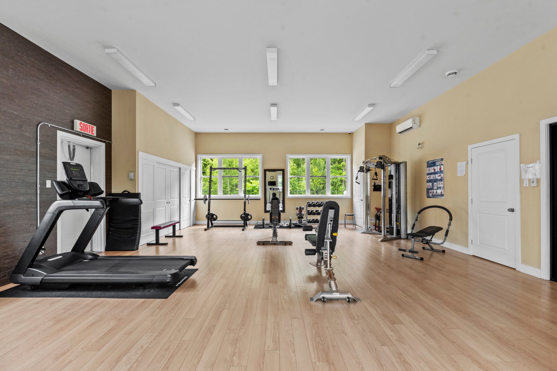 Salle d'exercice