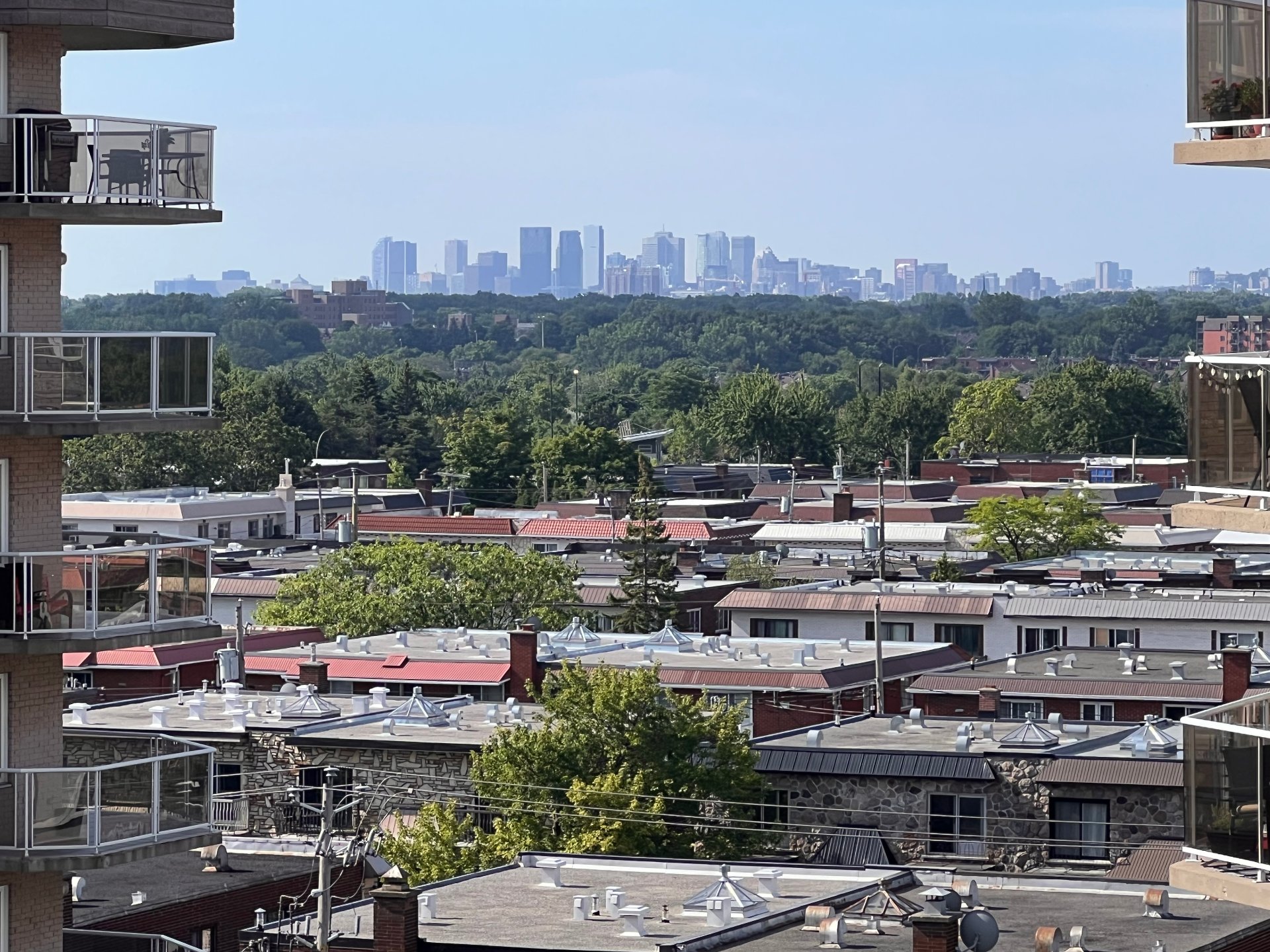 vue sur le centre-ville de Montréal