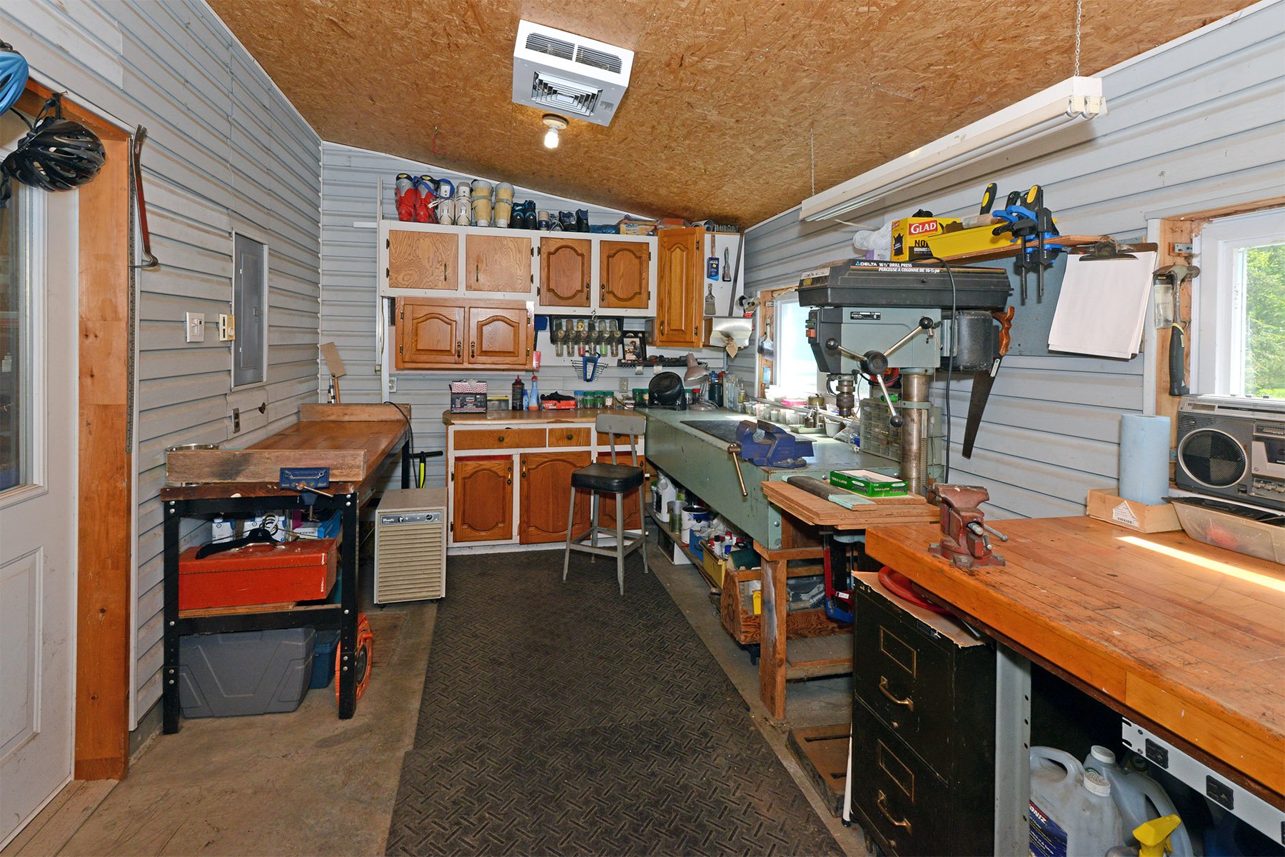 du garage.