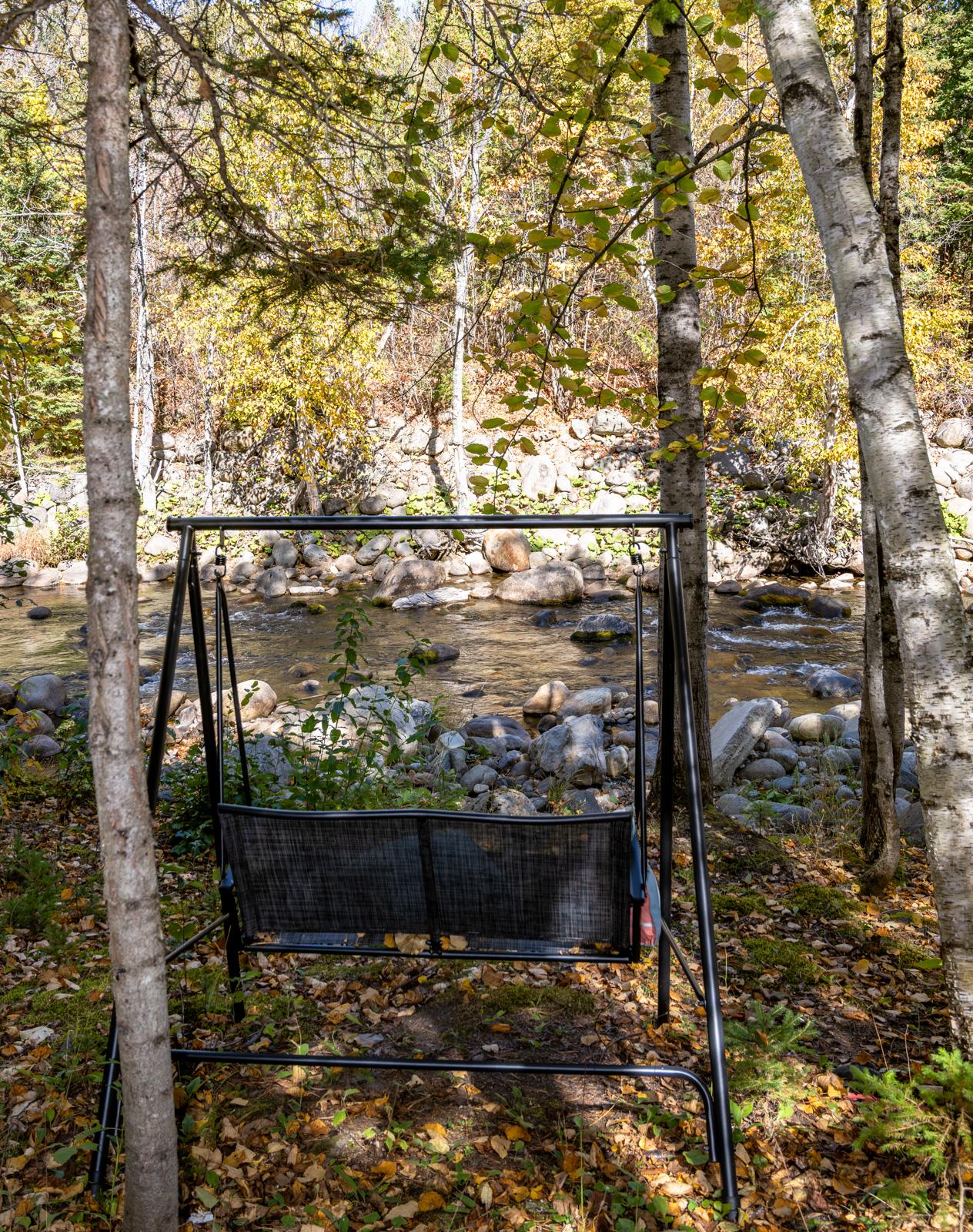 Accès au plan d'eau