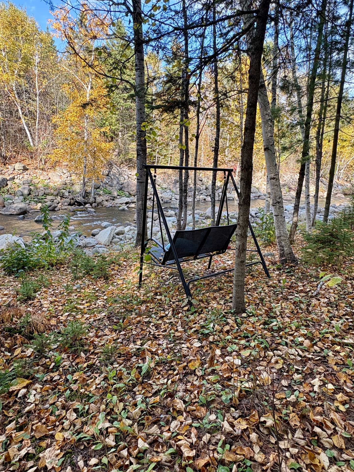 Accès au plan d'eau