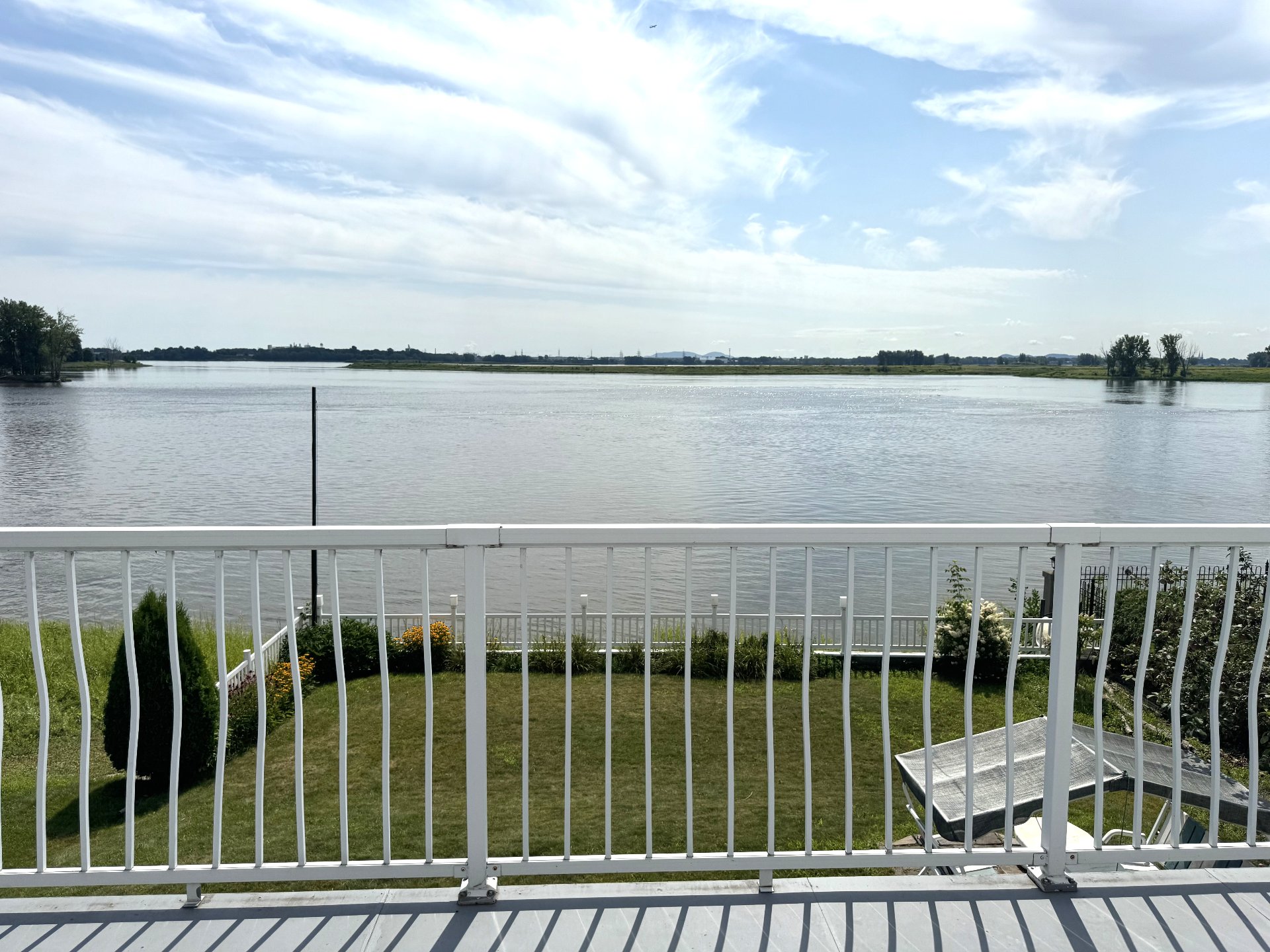CCP balcon vue sur fleuve St Laurent