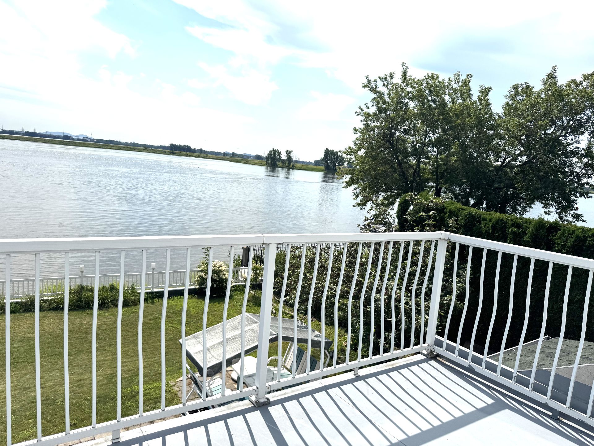 CCP balcon vue sur fleuve St Laurent