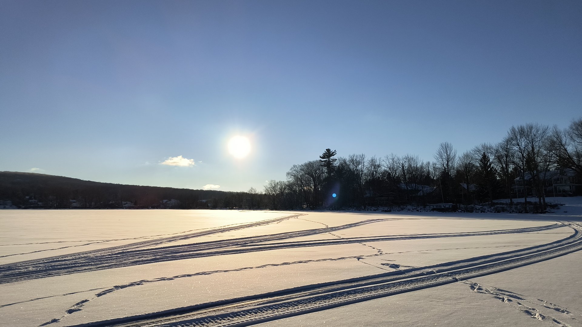 Accès au plan d'eau