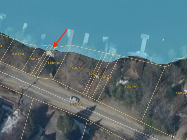 Accès au plan d'eau