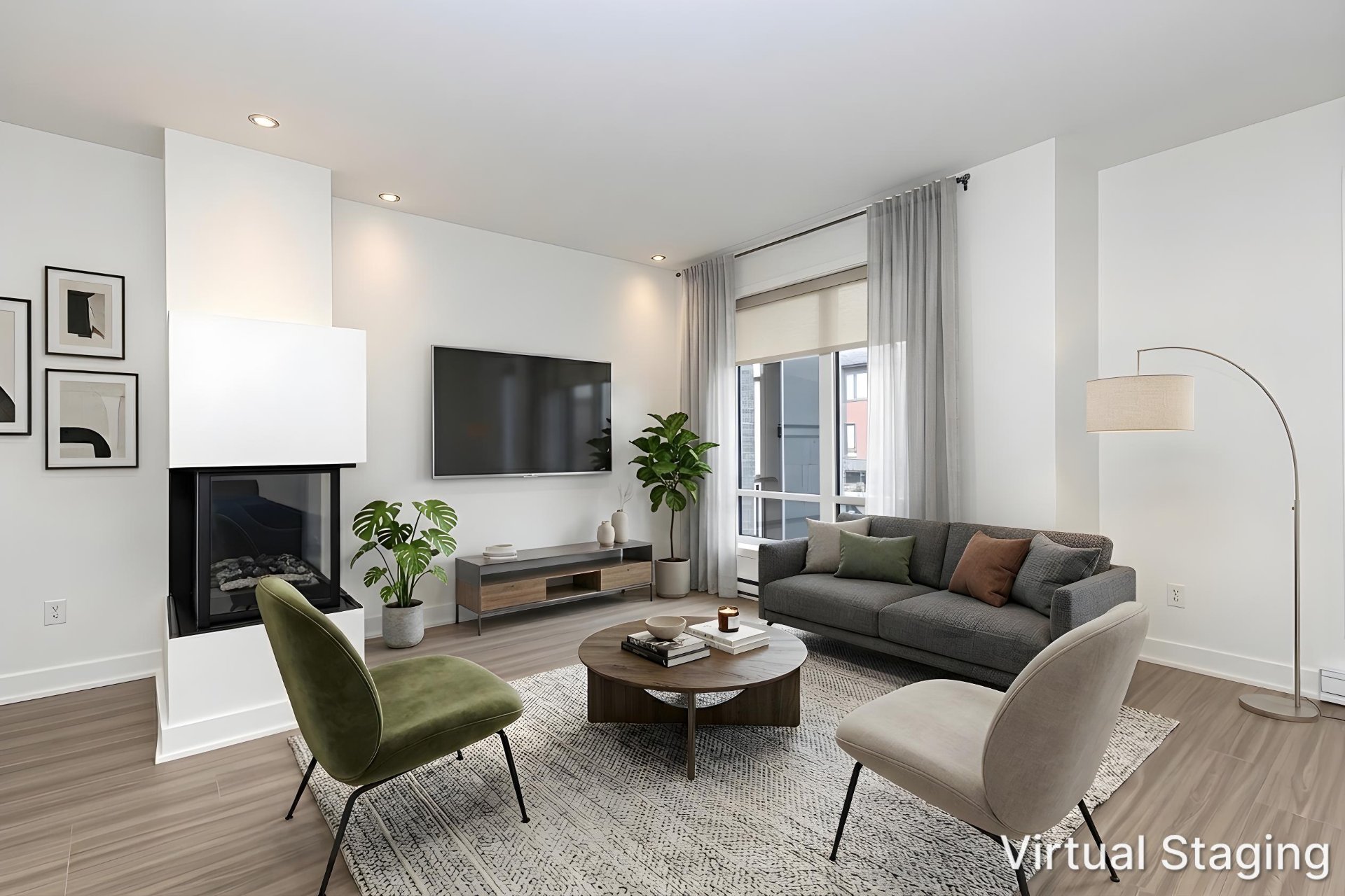 Virtual staging
