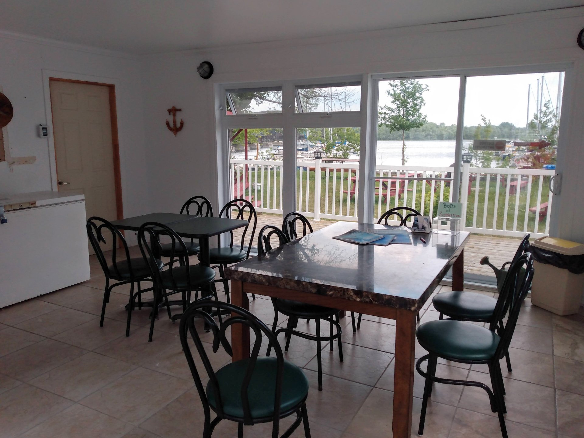 Access to the marina's shared amenities