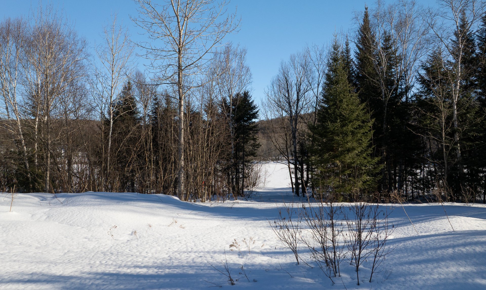 Accès au plan d'eau