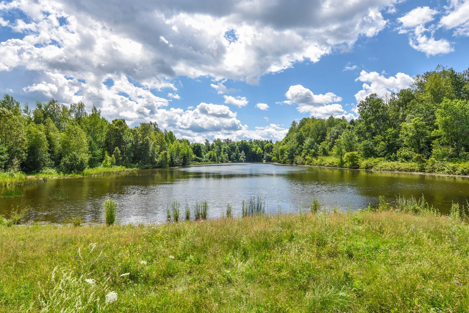 Accès au plan d'eau