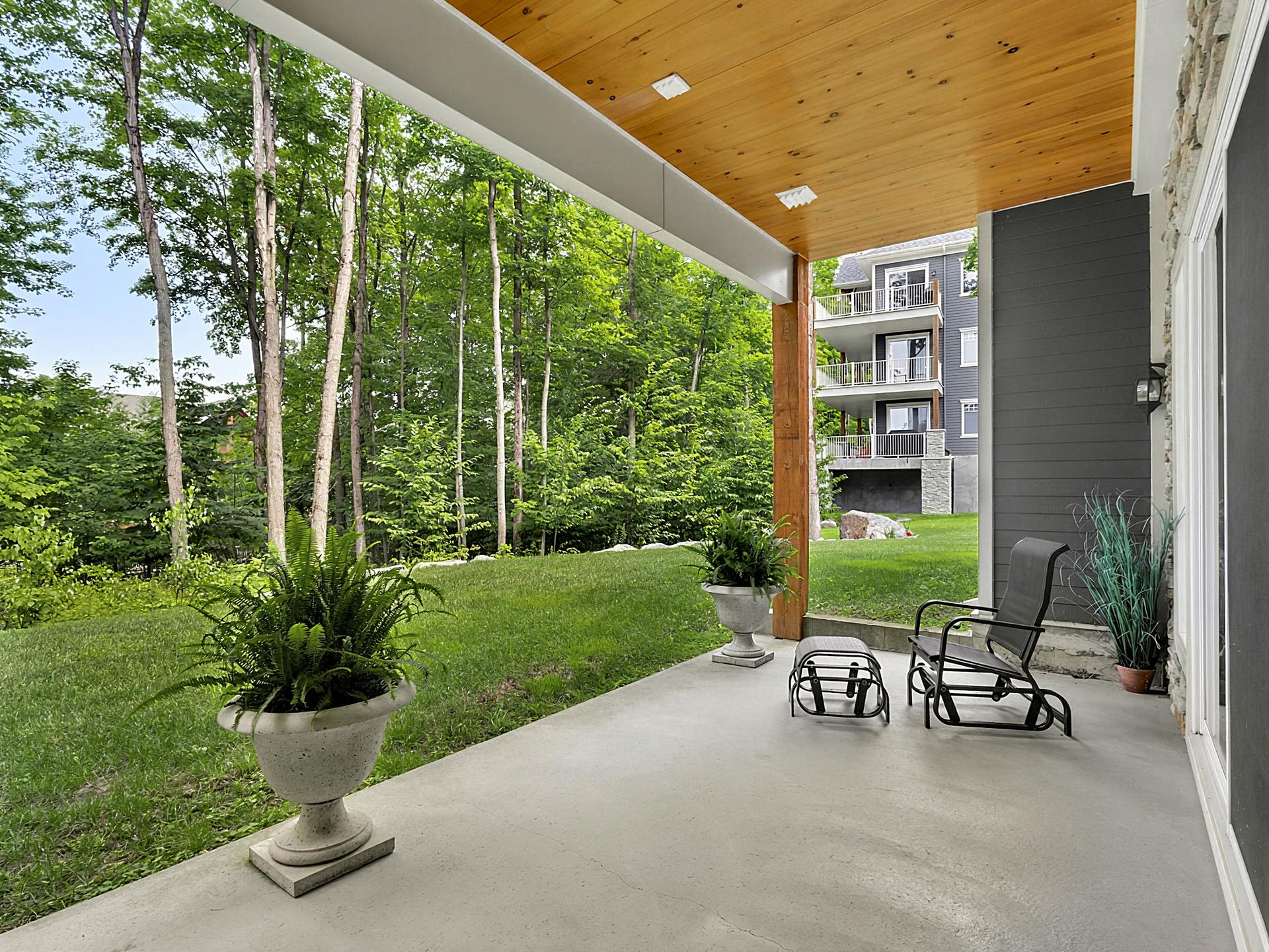 Balcon rez-de-jardin