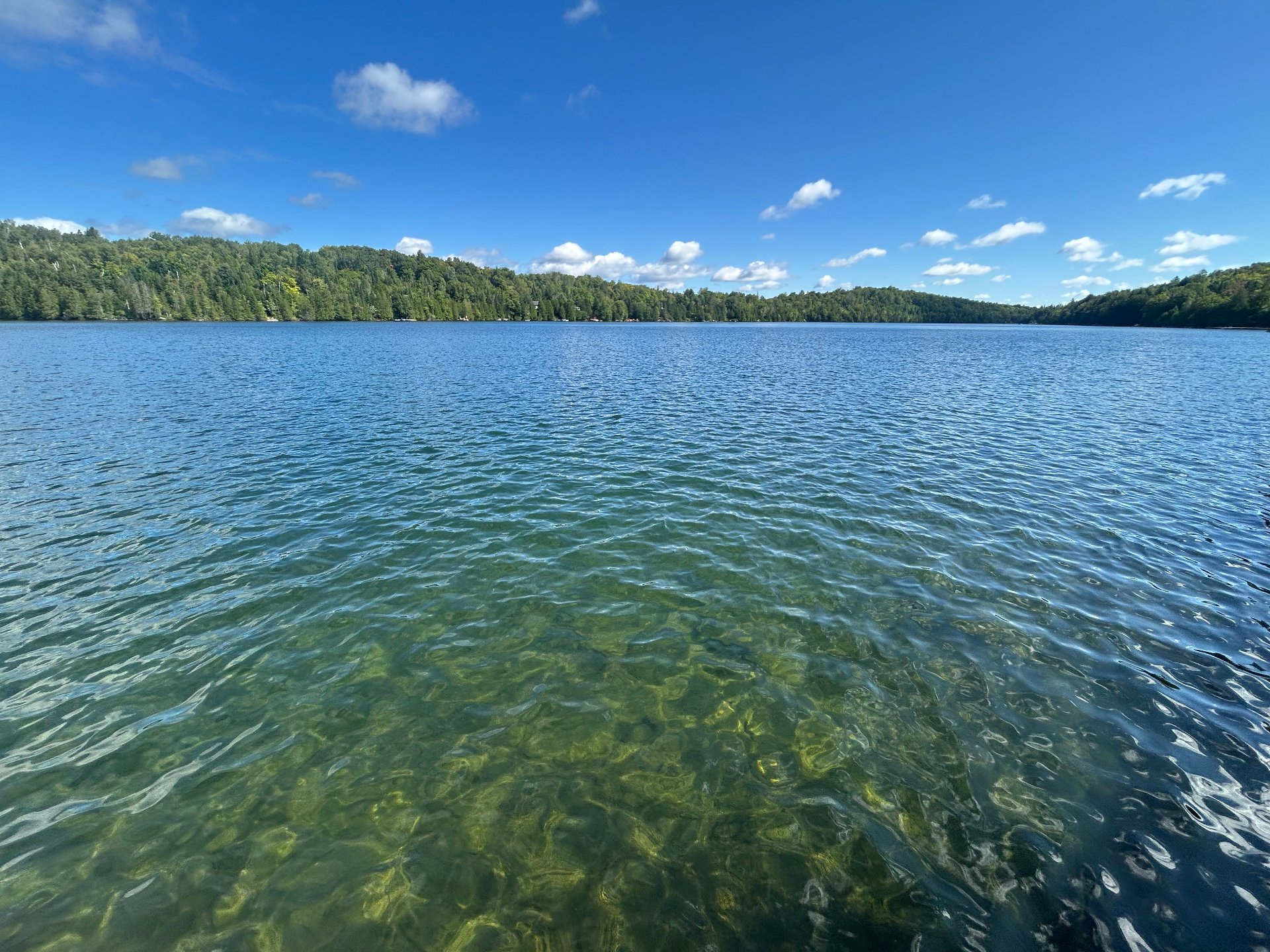 Accès au plan d'eau