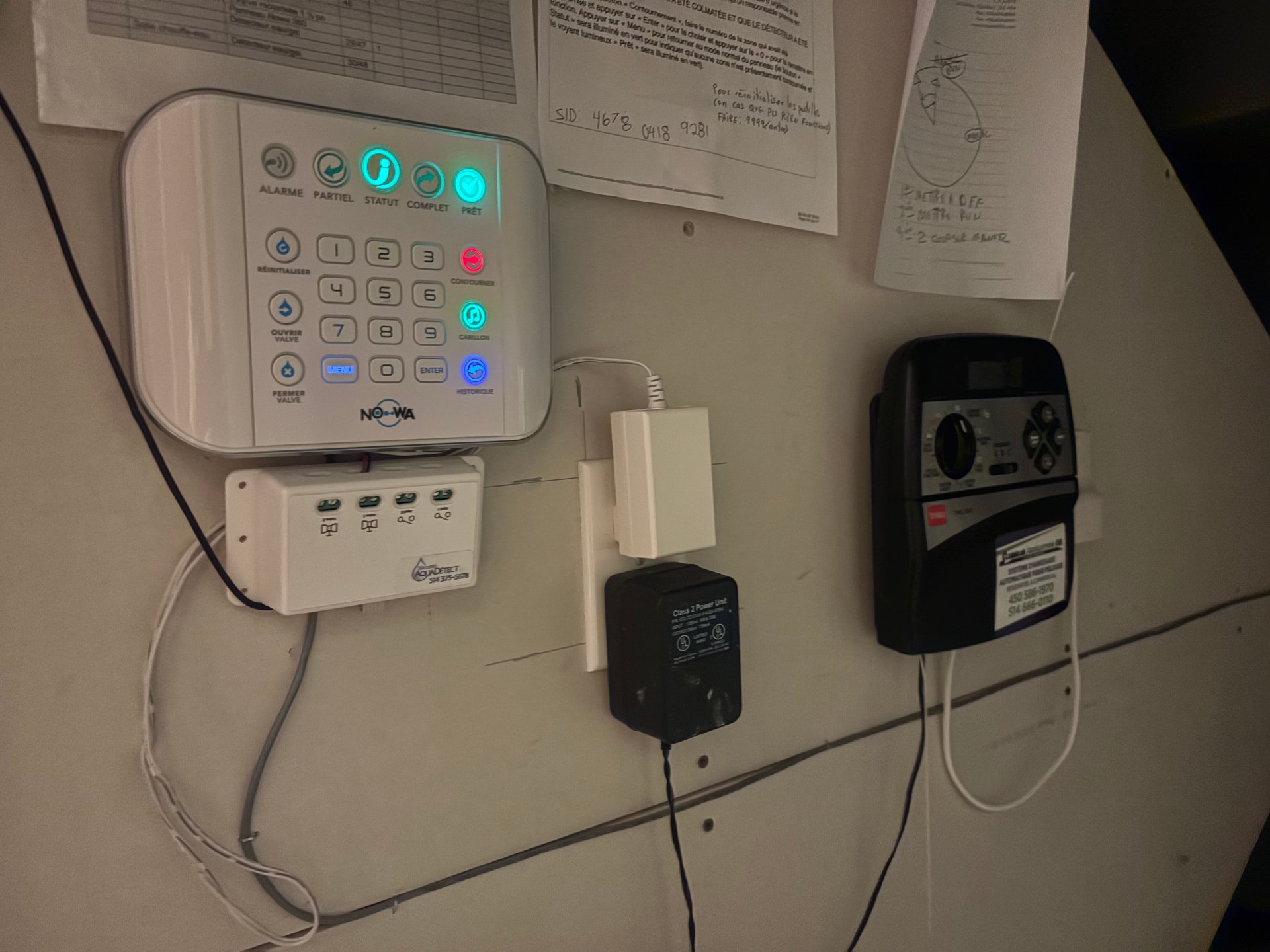 systeme interruption d'eau