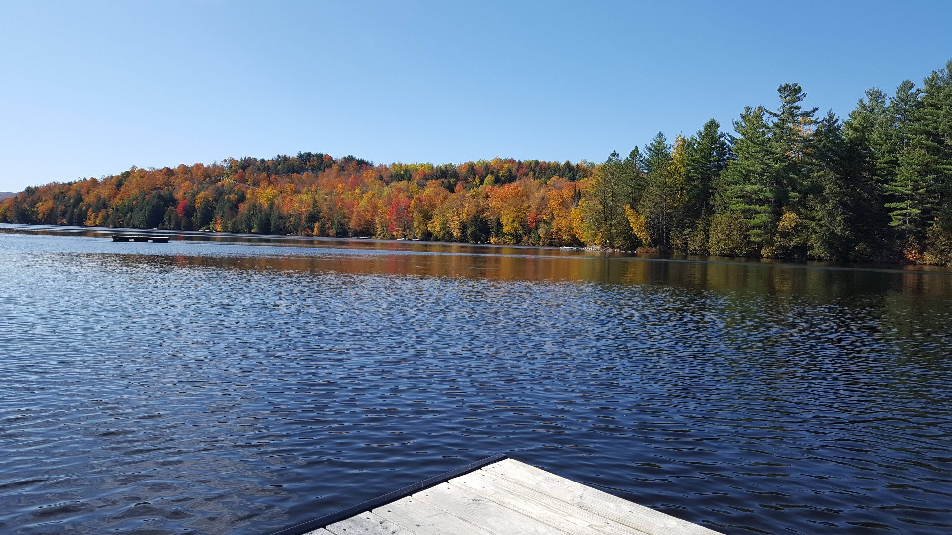 Accès au plan d'eau