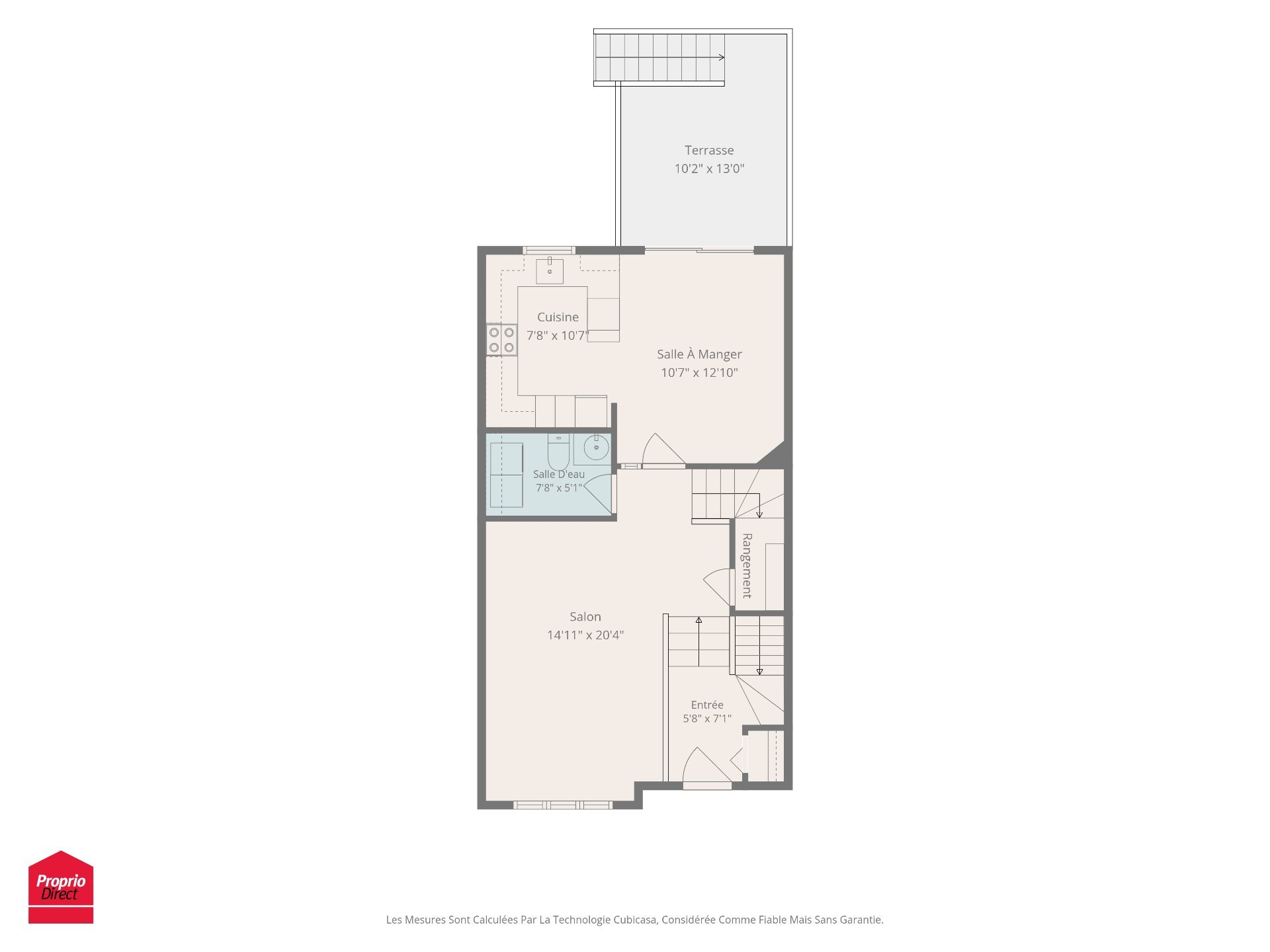 Plan 2D Rez-de-Chaussée