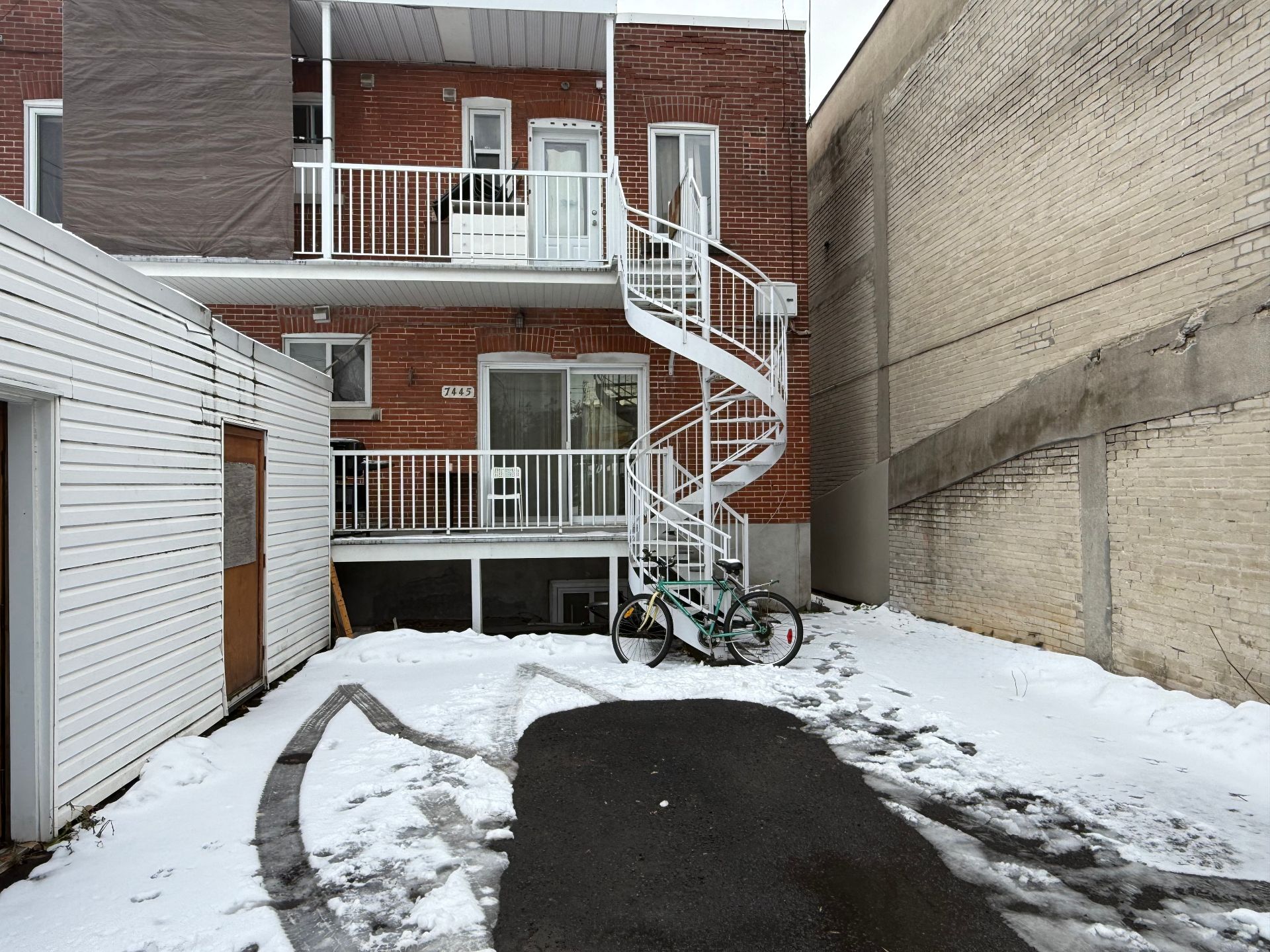 Rented parking space