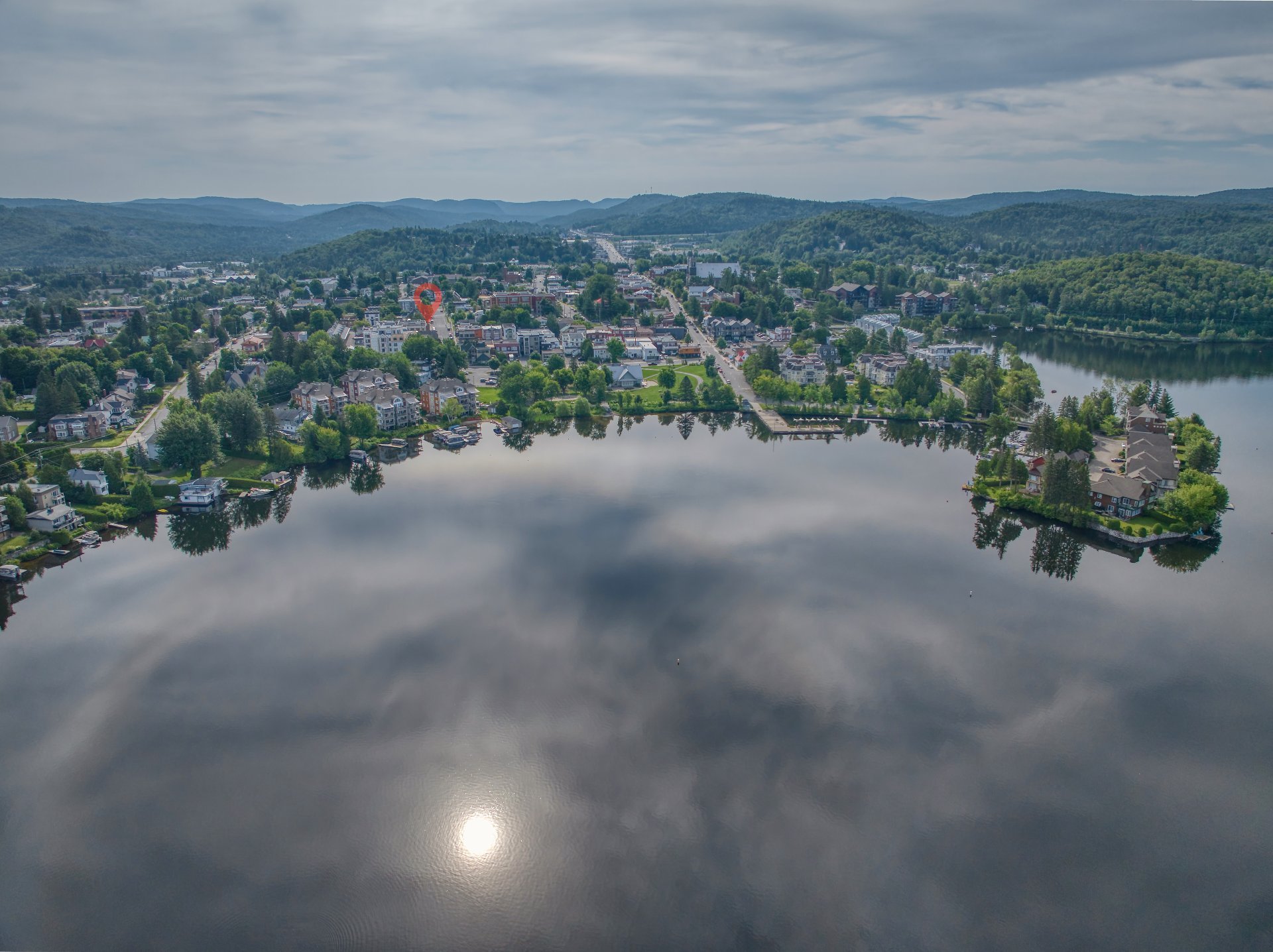 Accès au plan d'eau