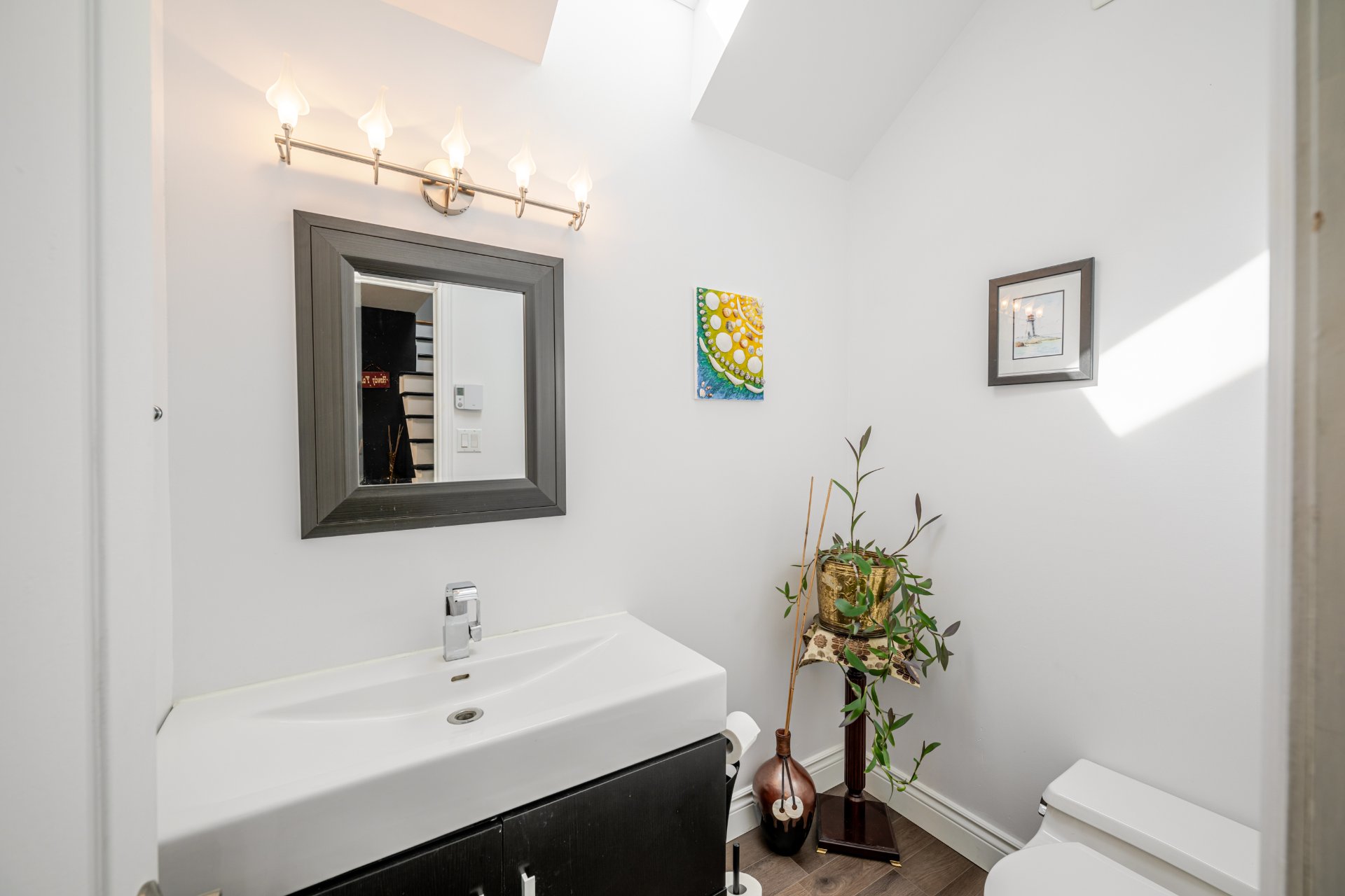 Renovated with skylight