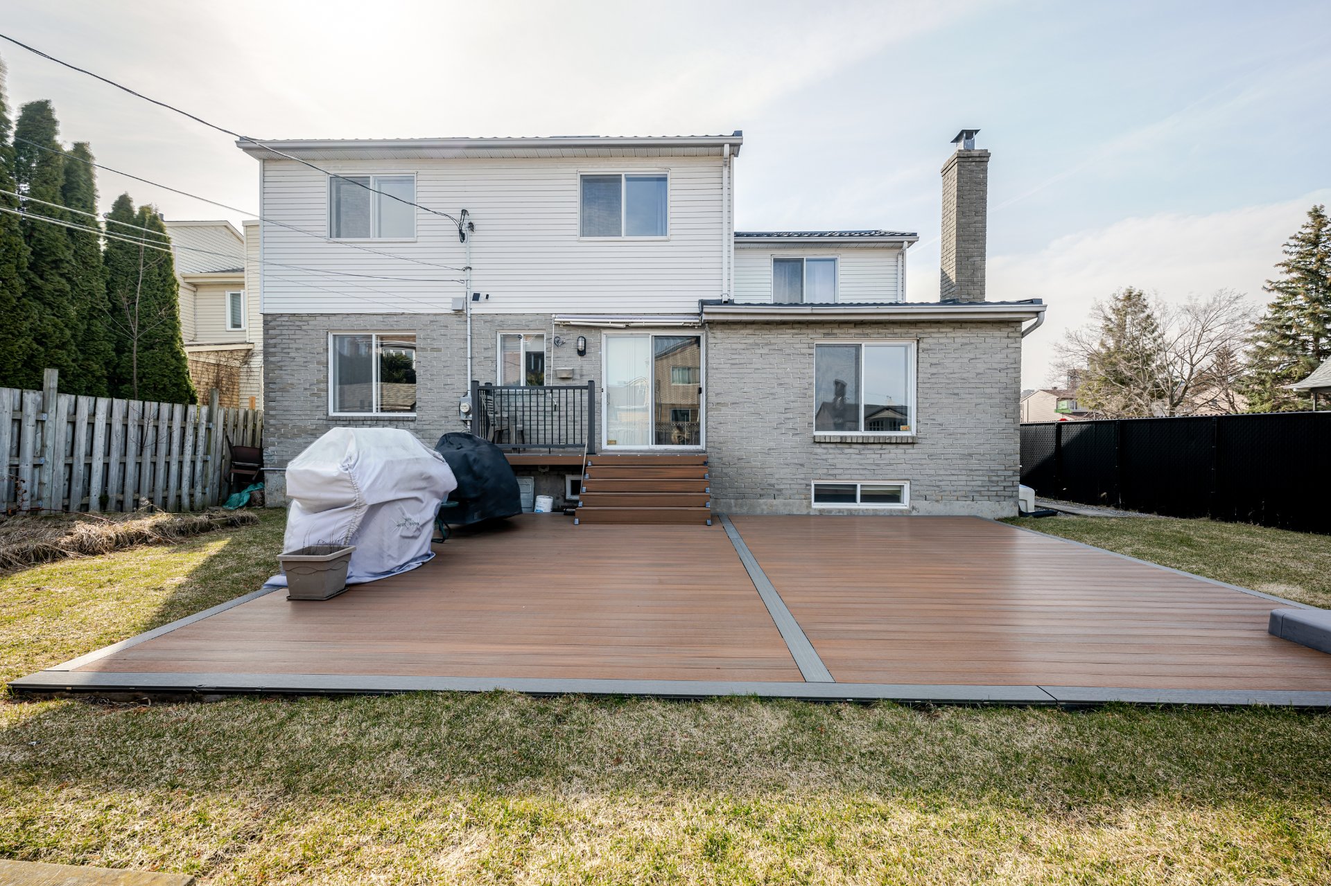 Oversized composite patio
