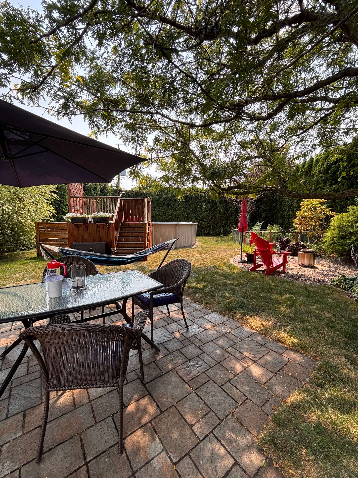 Piscine hors terre chauffée