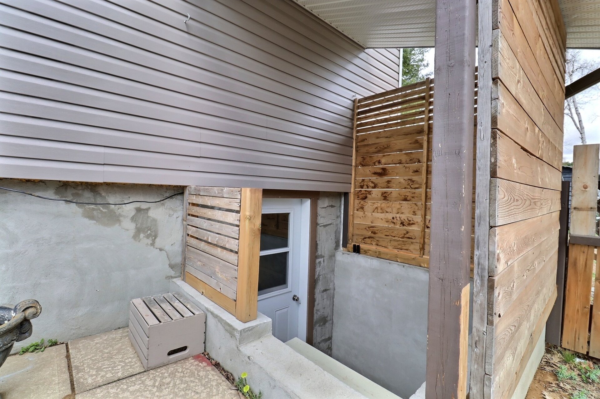 Basement entry