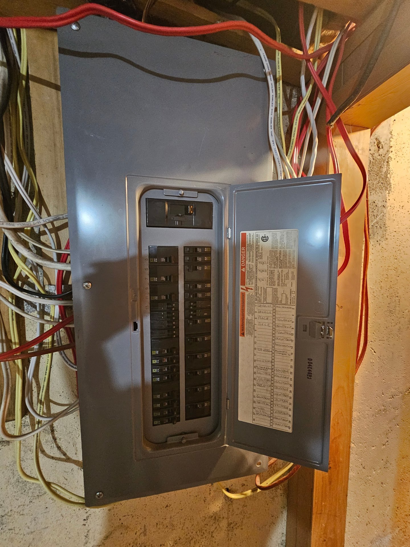 Panneau électrique à disjoncteurs 200 amp