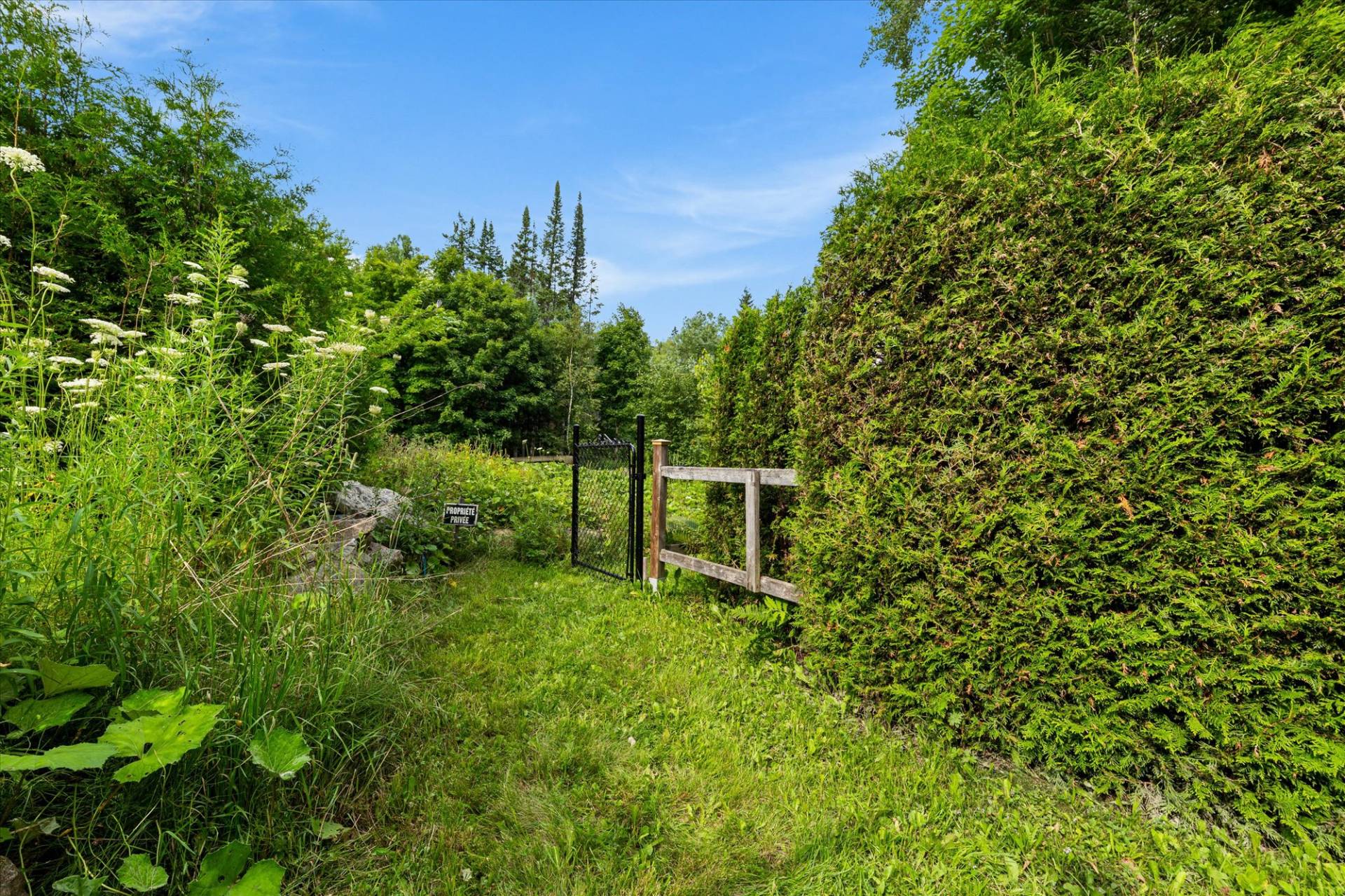Accès au plan d'eau